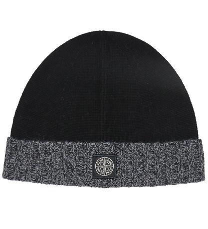Stone Island Mütze - Wolle/Viskose - Schwarz
