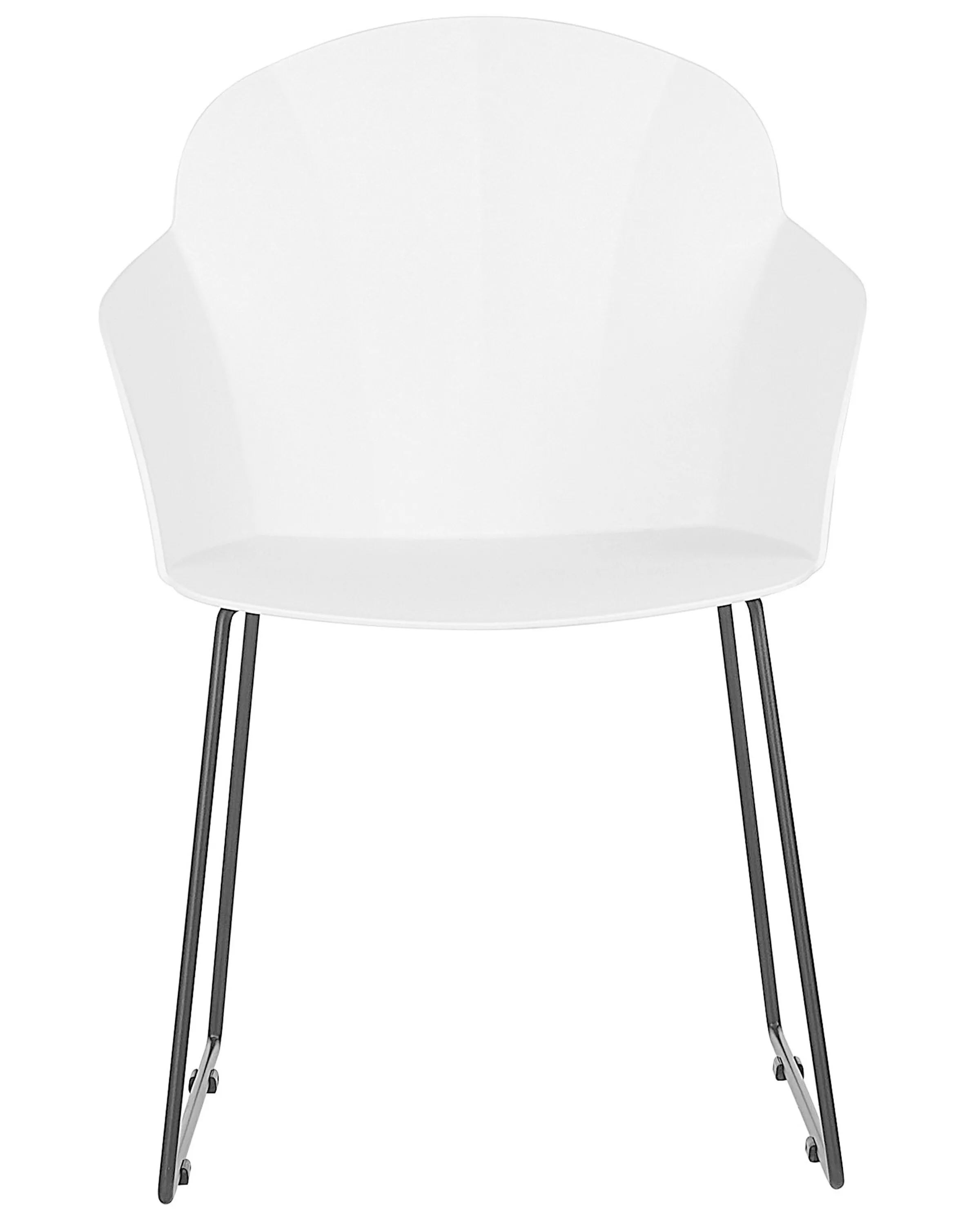 Set van 2 eetkamerstoelen SYLVA Wit