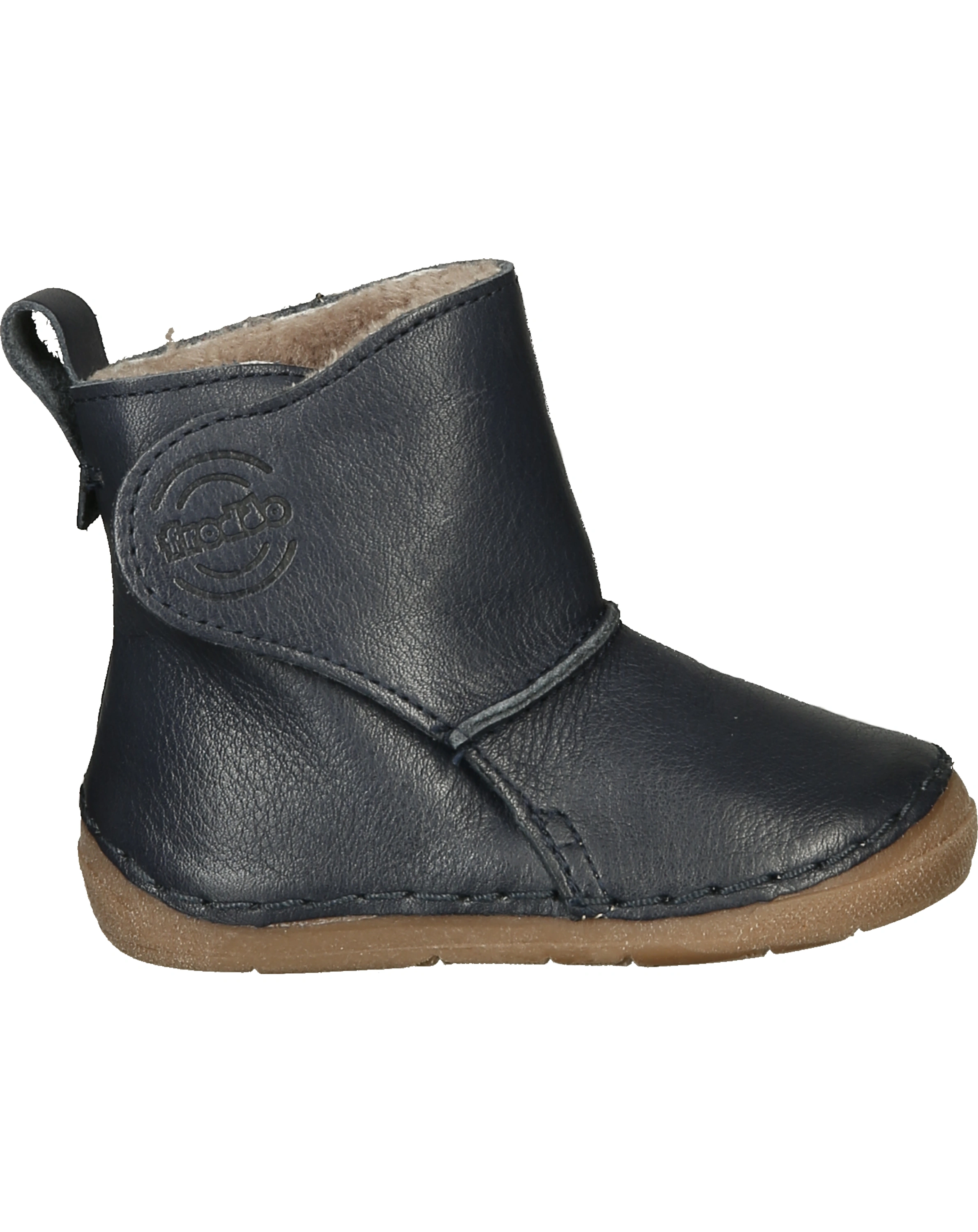 Leder-Klettstiefel PAIX WINTER in blue