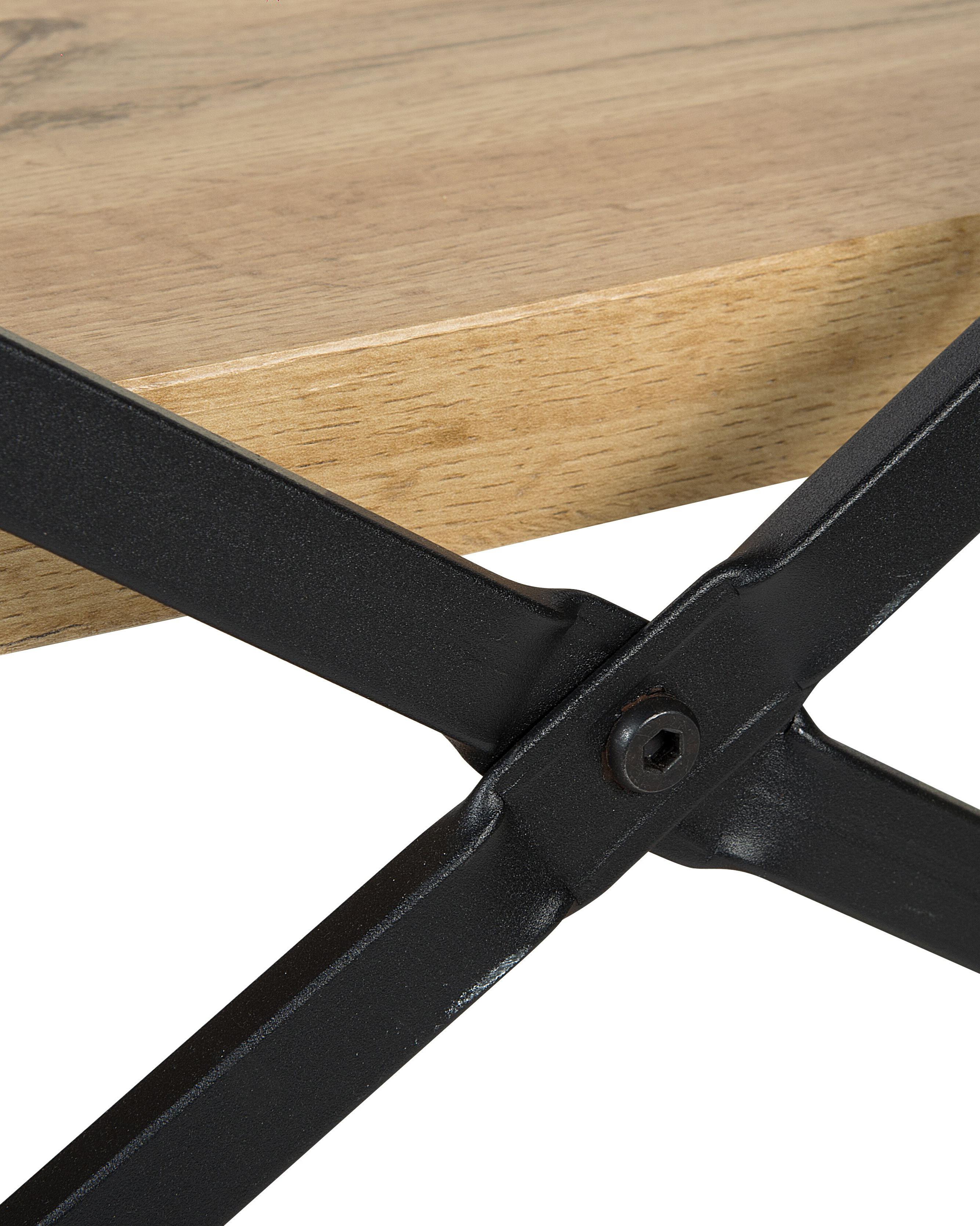 Opbergkast met 3 planken TIMBER 111 cm Lichtbruin