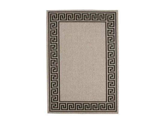 Tapis 170x120cm, design F205A coloris argent - Confort et élégance pour votre intérieur