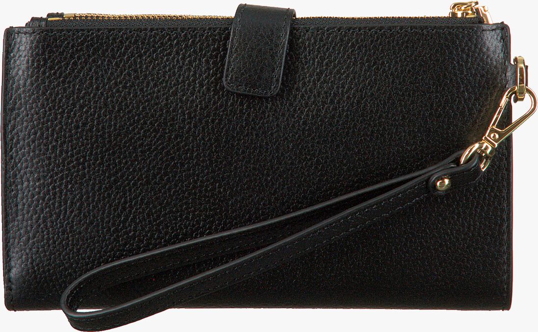MICHAEL KORS zwarte michael kors portemonnee dblzp wristlet