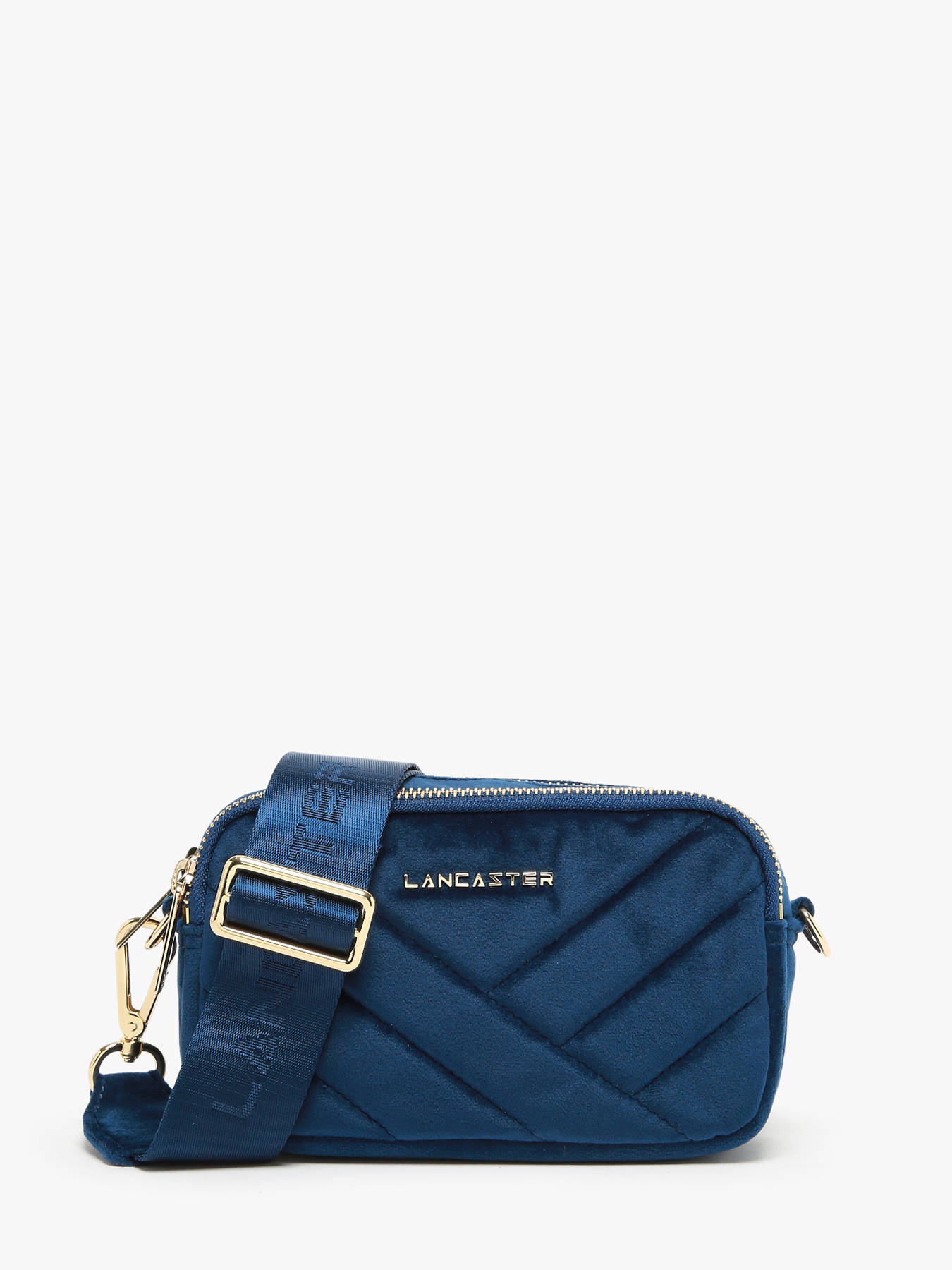 Sac bandoulire Velvet matelasse polyester LANCASTER