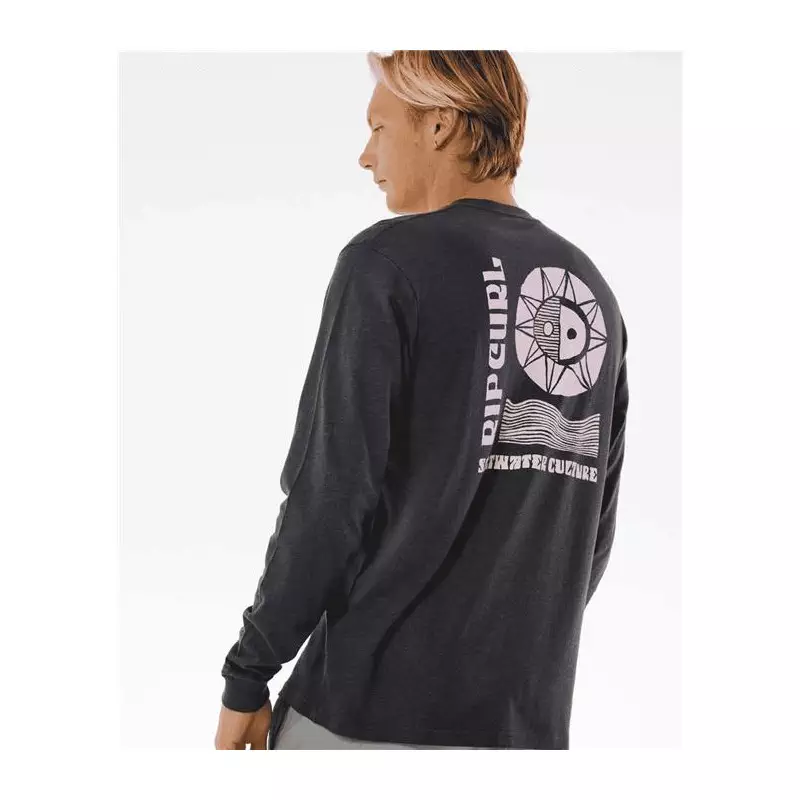 Teeshirt RIPCURL Swc Lines L/S Tee Washed Black M