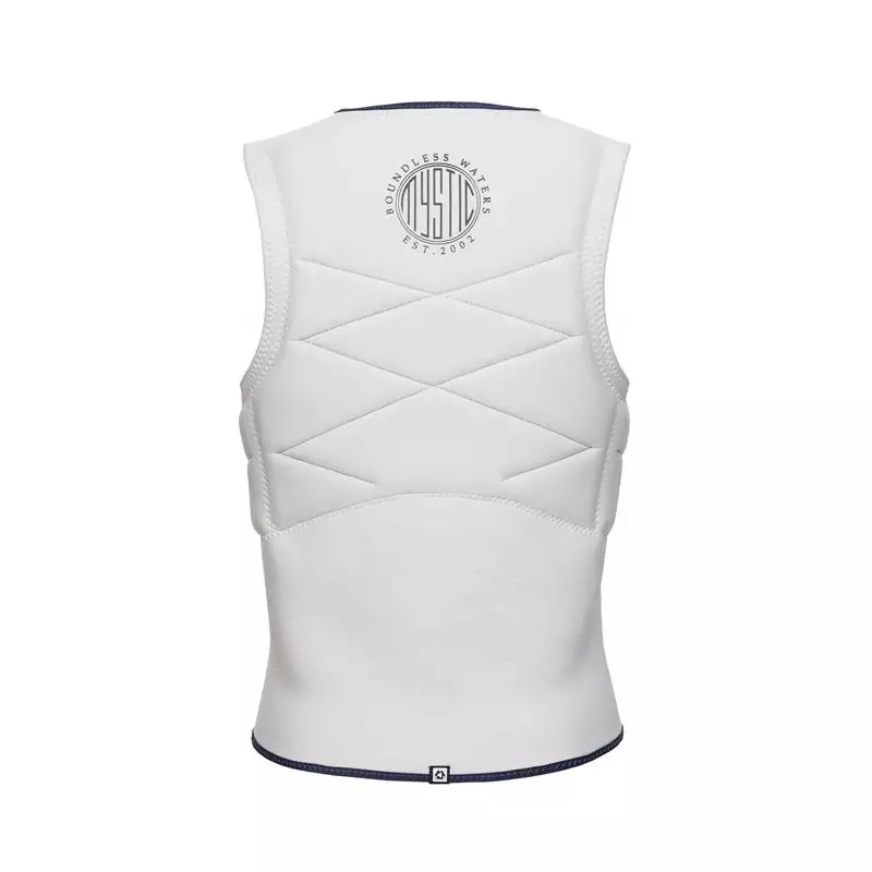 Gilet impact MYSTIC Outlaw Fzip Off White