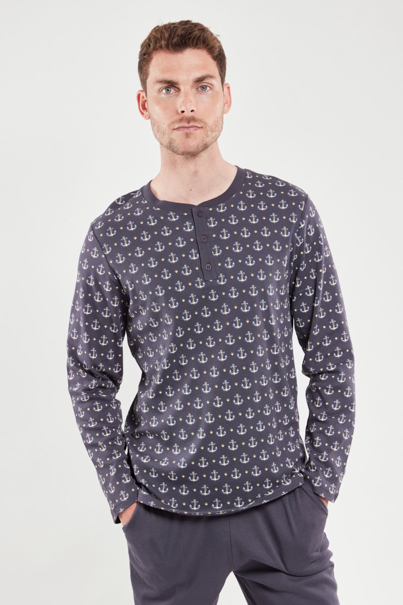 Pyjama jogging imprimé - coton