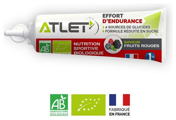 Gels énergétique ATLET fruits rouges
