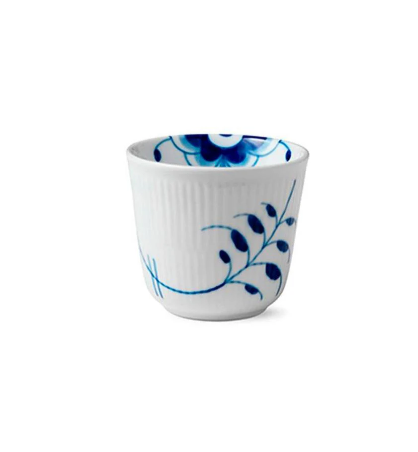 Royal Copenhagen  Blå Mega riflet termokop - 26 cl.