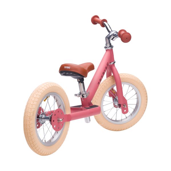 Trybike Steel Vintage Loopfiets - Red Matt