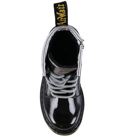 Dr. Martens Støvler - 1460 Glitter J - Sølver/Sort