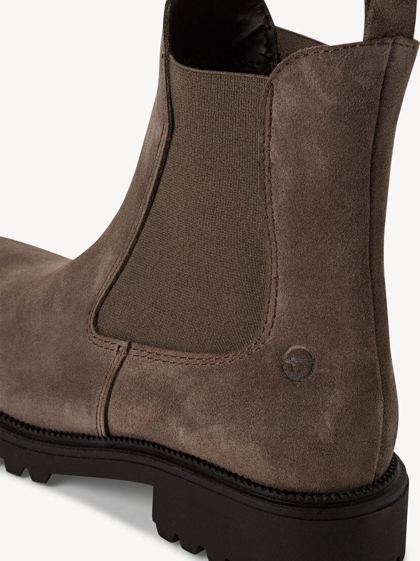 Leren Chelseaboot - beige