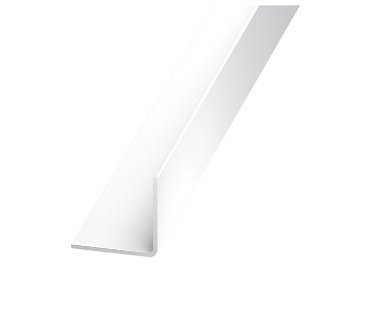 Cornière PVC blanc 15 x 15 mm, 1 m