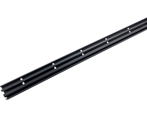 Hager plintgoot basisprofiel 20x55 mm 2m zwart