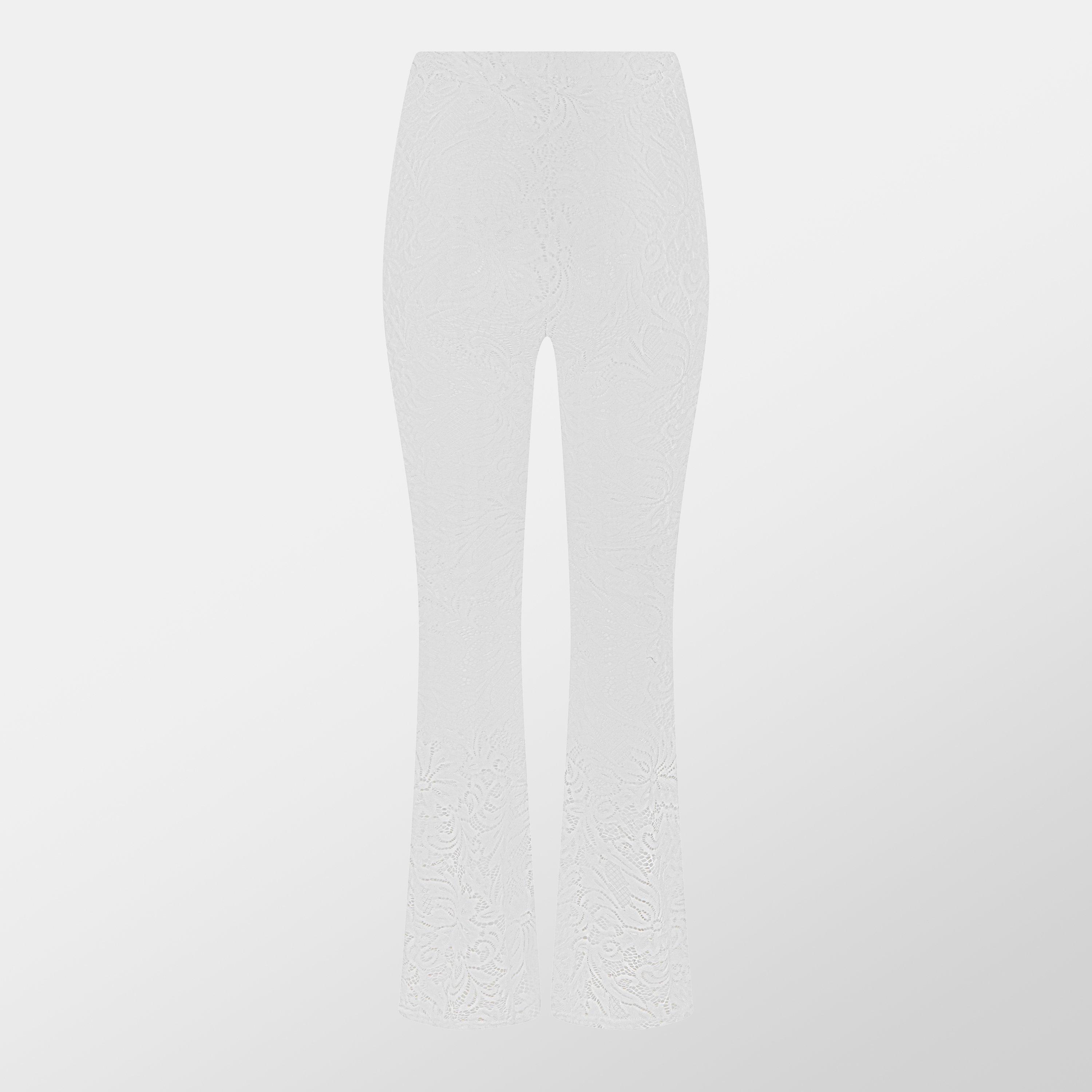Missy Empire ME Lace Flared Trousers Womens