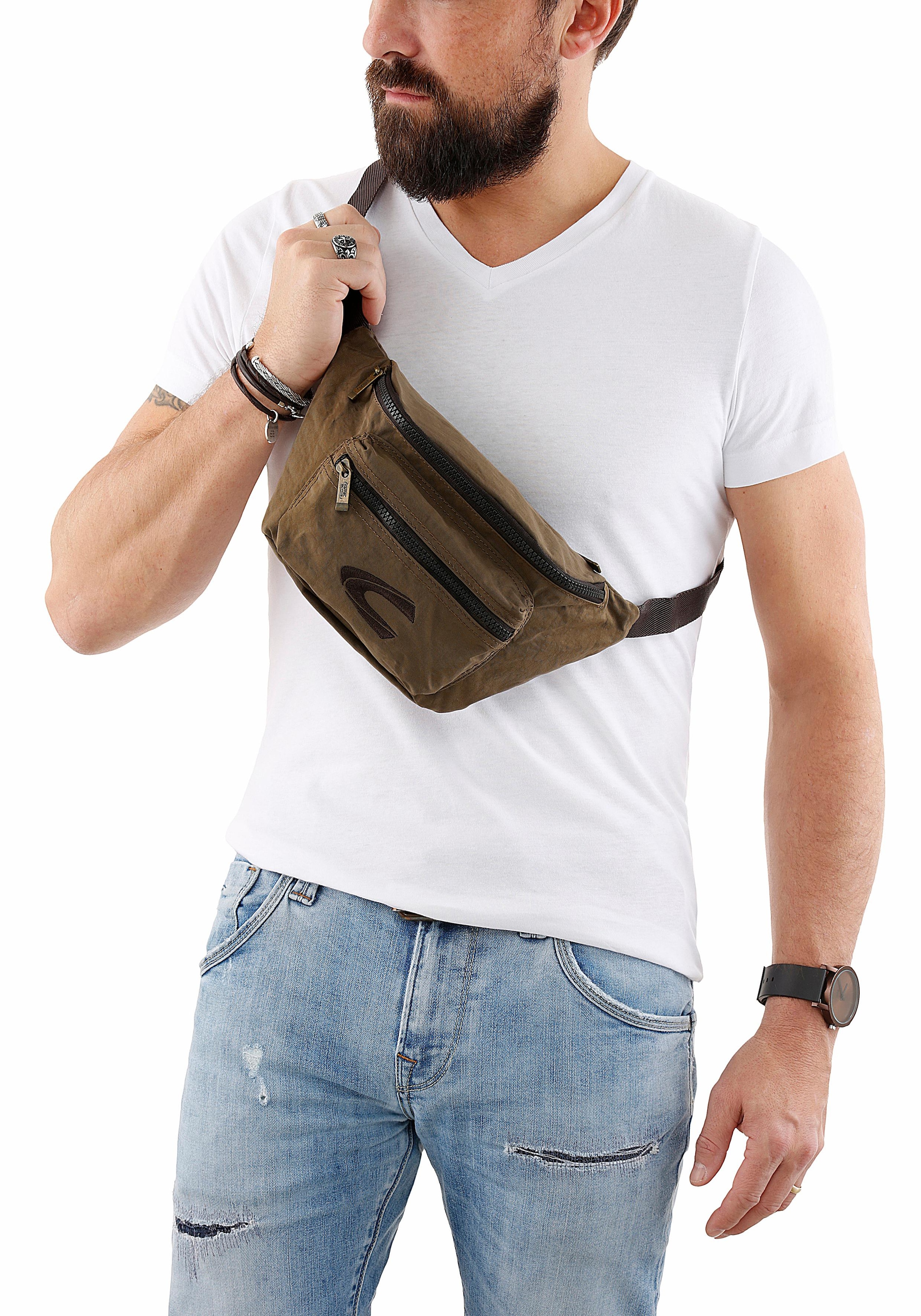 camel active Bauchtasche »Journey« aus leichtem robusten Nylon, funktional perfekt für alle Lebenslagen