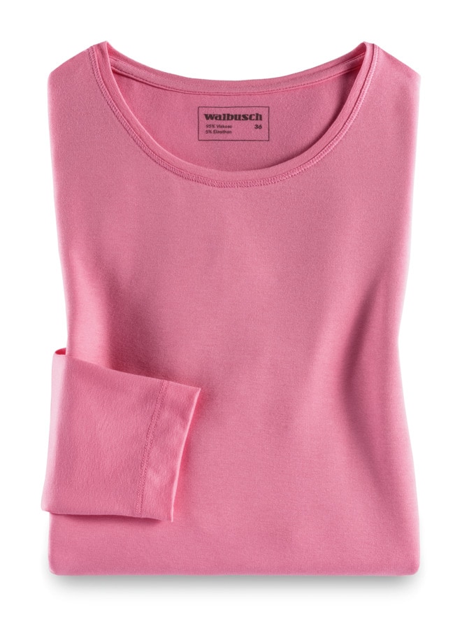 Viskose-Shirt Langarm