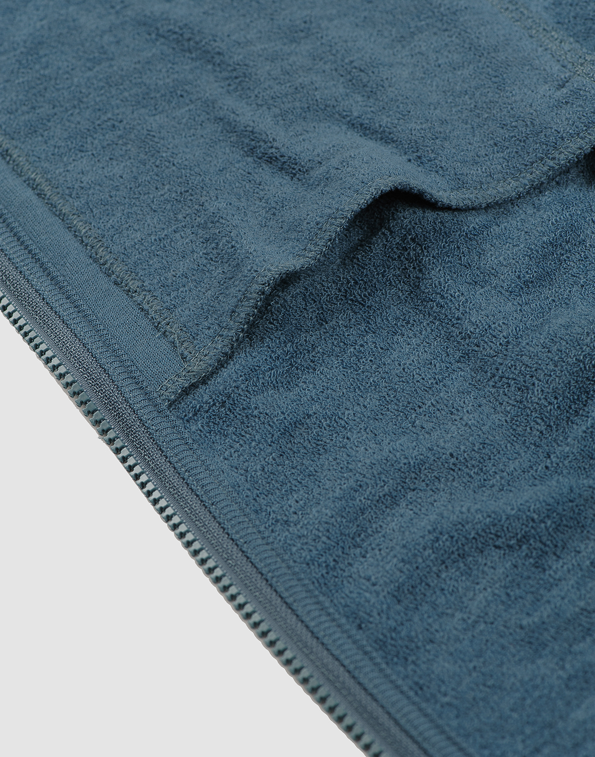 Vest met capuchon van merinowollen terry voor dames