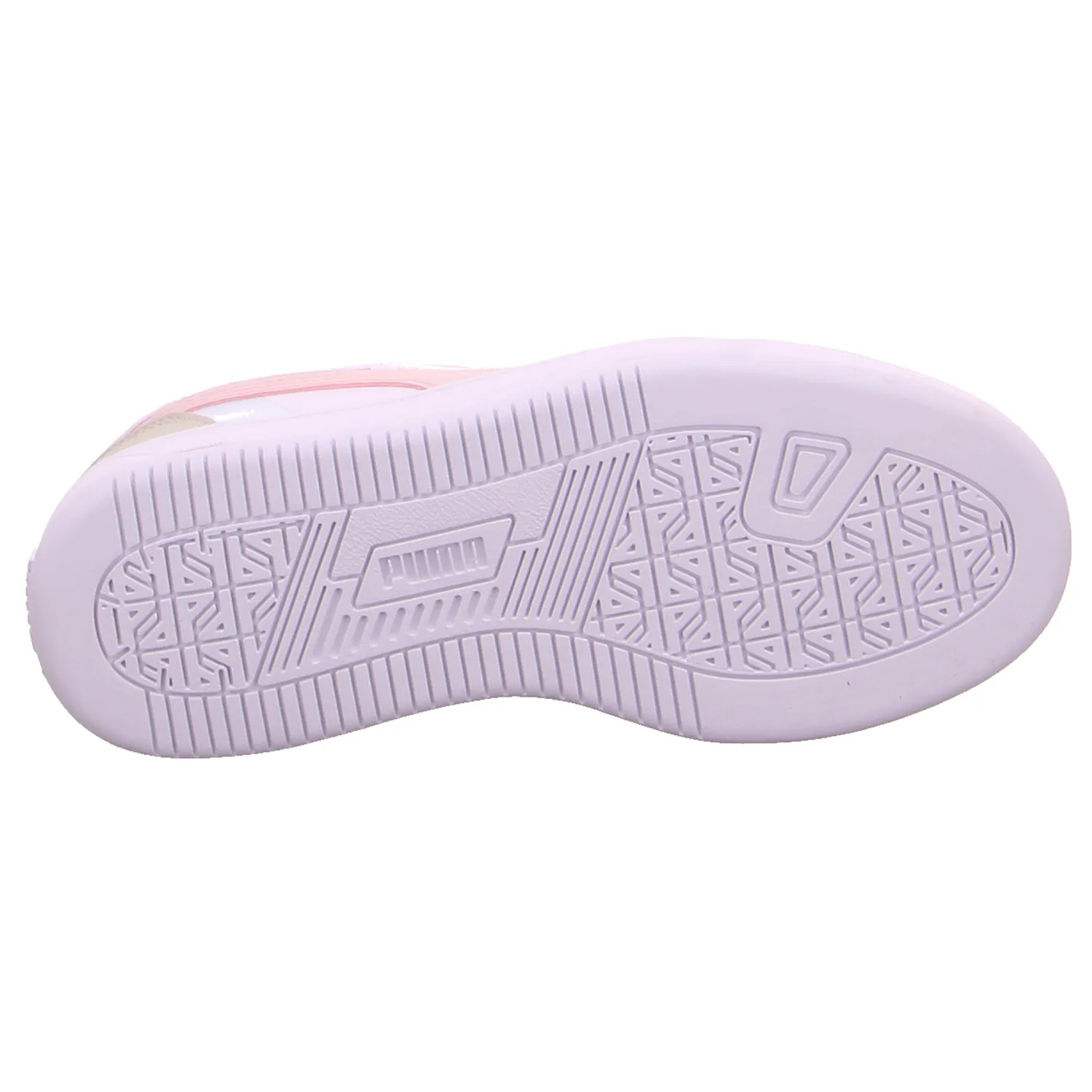 PUMA Kinder Sportschuh Weiss Lederimitat