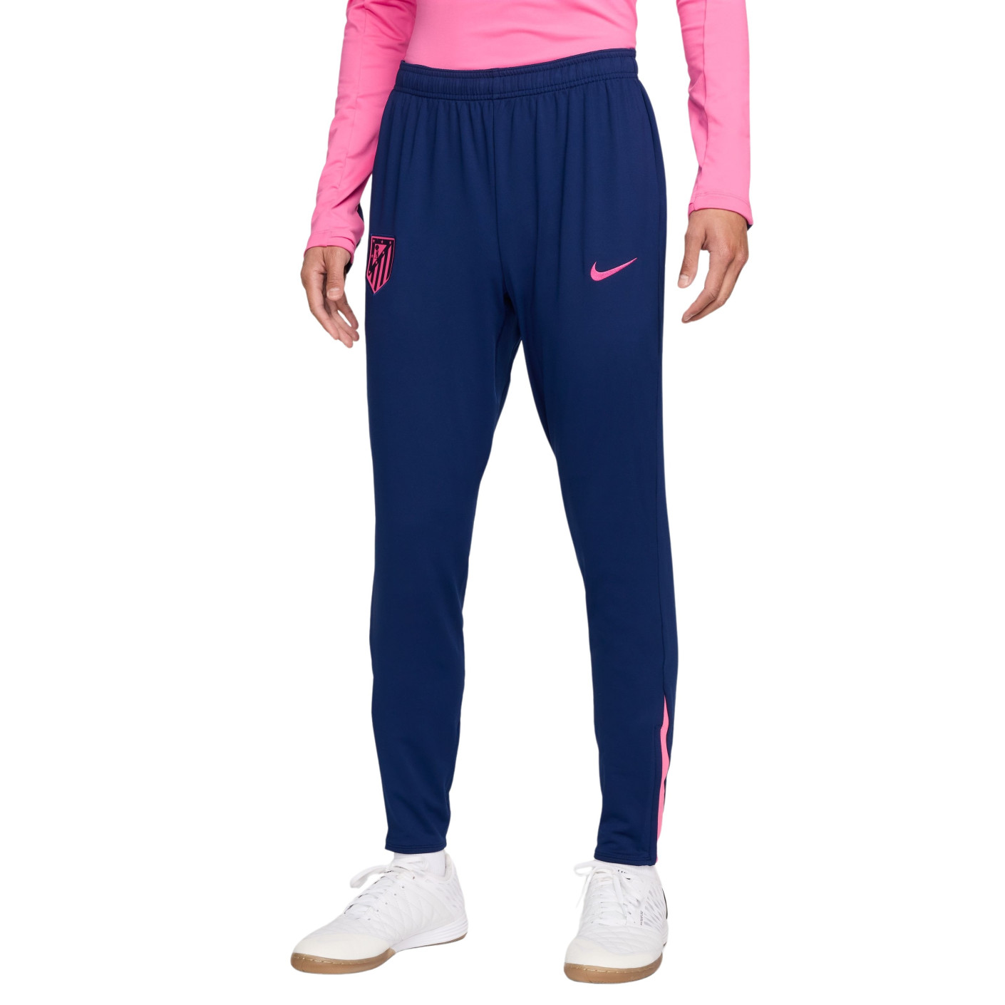 Nike Atletico Madrid Strike Trainingspak 1/4-Zip 2024-2025 Roze Donkerblauw