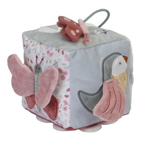 Cube d'activités doux Flowers & Butterflies - LITTLE DUTCH