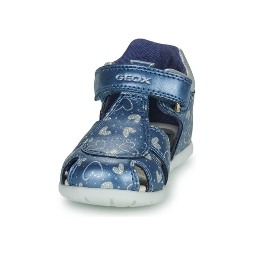 Geox - B ELTHAN GIRL - Bleu / Argenté