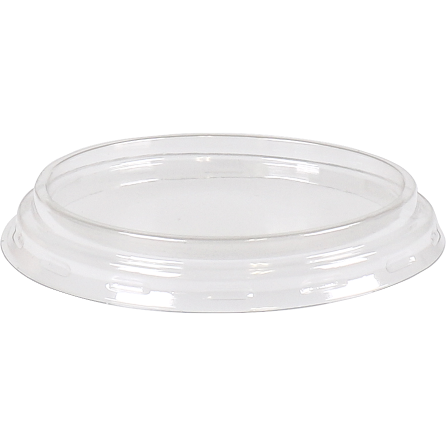 Depa Deksel, sauscup, Gerecycled PET, Ø75mm, transparant