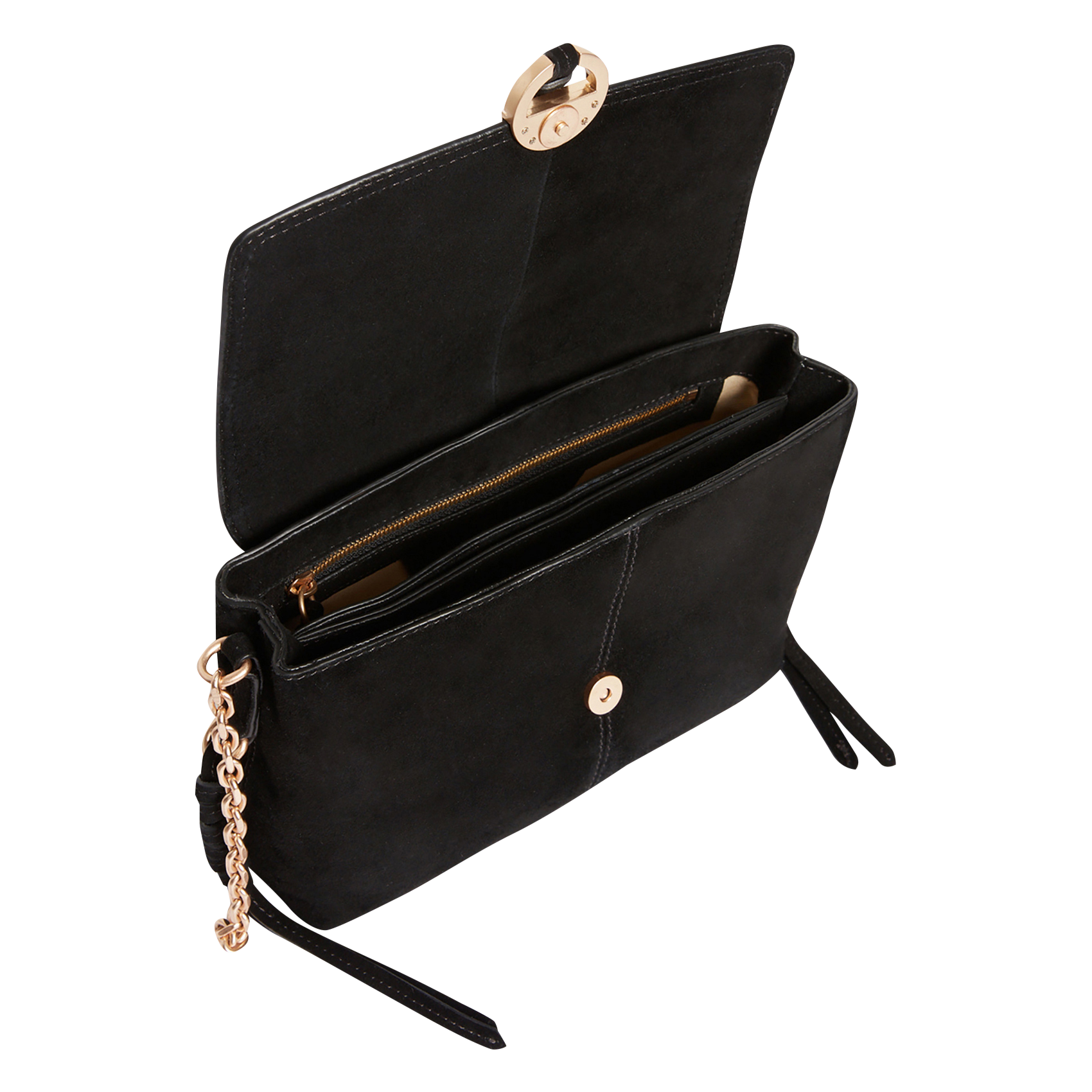 OTHILIA - Petit sac bandoulière en cuir | Noir