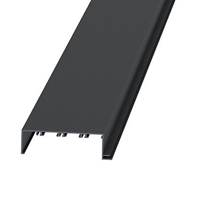 Tapée d'isolation aluminium 160mm L.80 cm gris