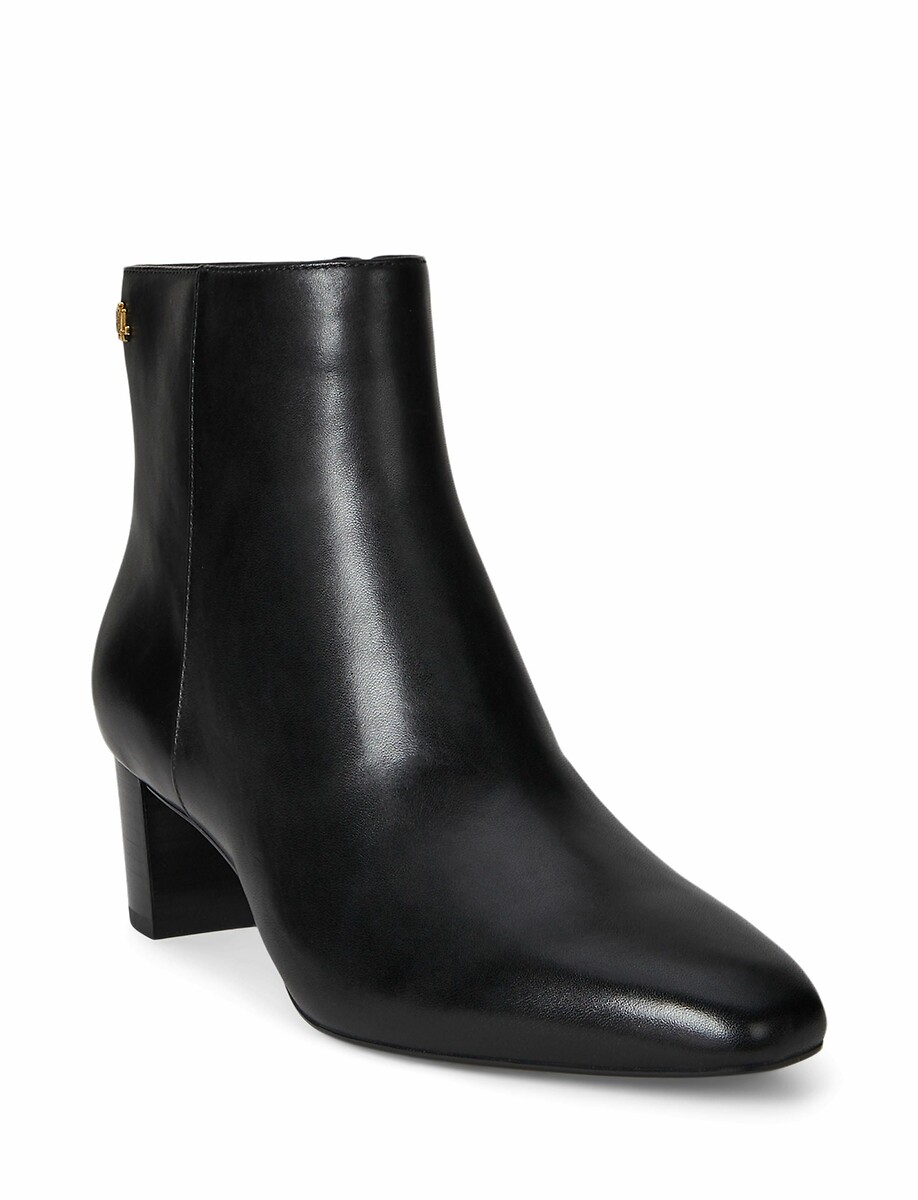 LAUREN RALPH LAUREN<br>Botas de tornozelo de couro Demi