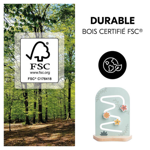 Flowerpower Play Planting chaise haute - Bois - HAUCK