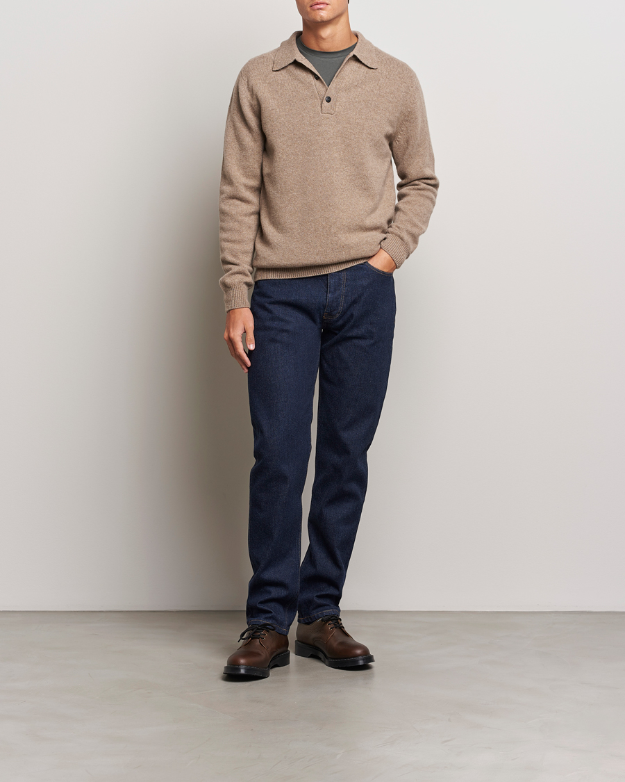 Sunspel Regular Fit Jeans Rinse Wash