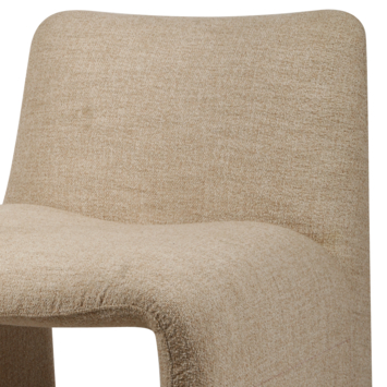 KARWEI fauteuil Kate beige grof geweven stof