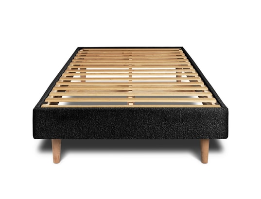 SOMMEIL DE PLOMB - Sommier  90 x 200 Sommier kit bouclette noir 90x200 h29cm