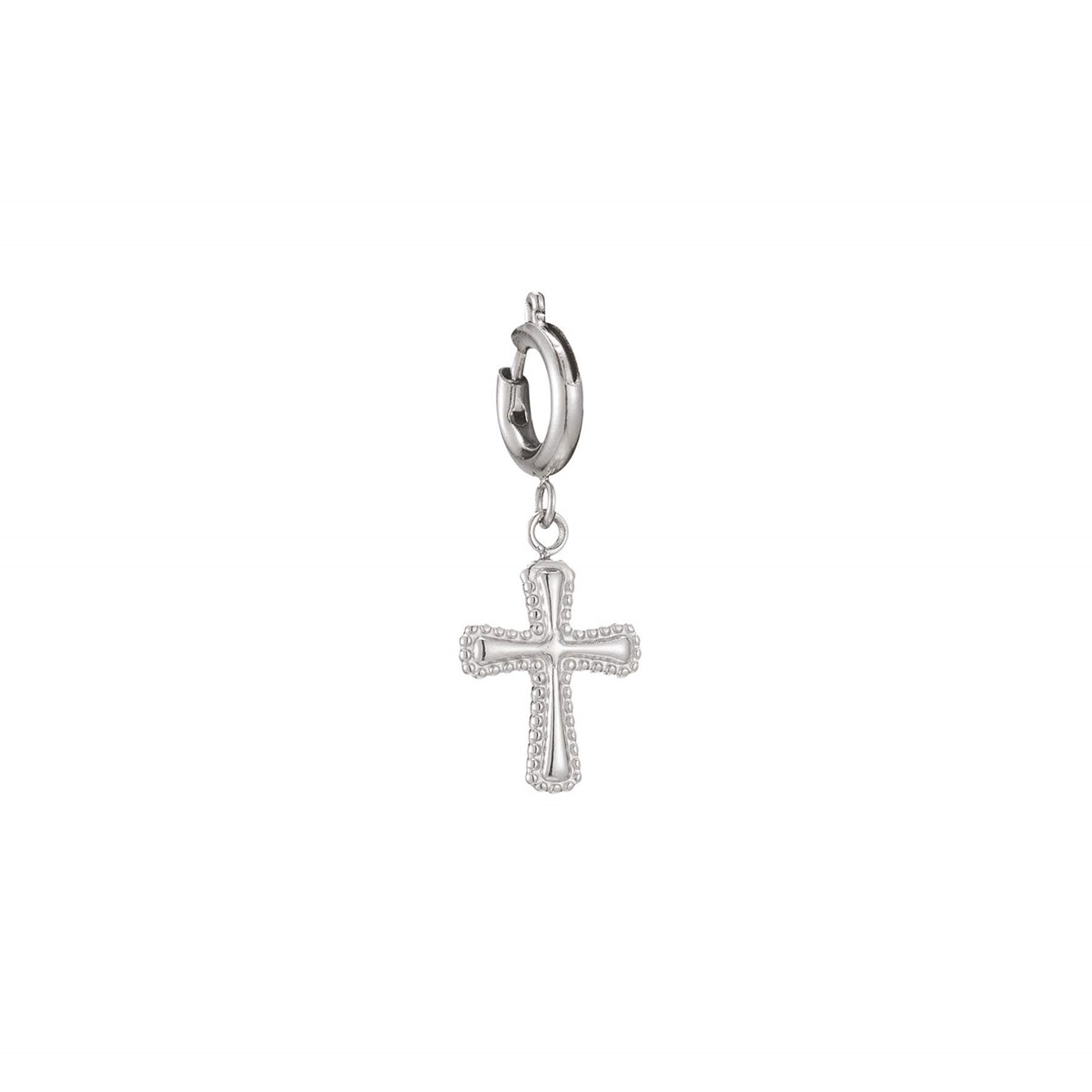 Charm acier Croix