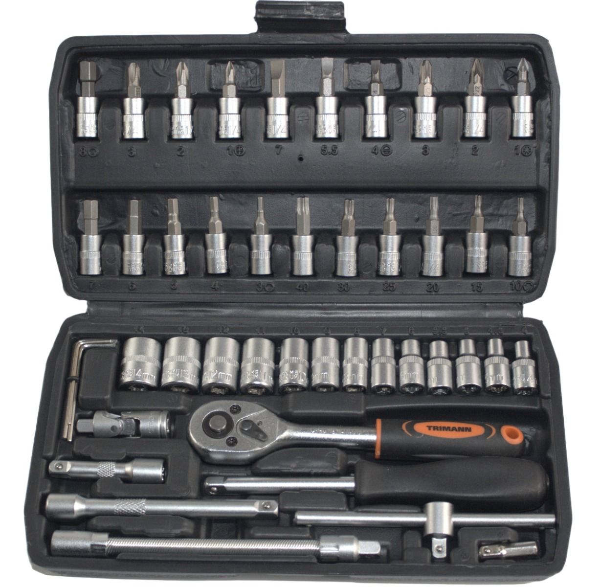 Trimann 23571 Universele 46-delige dopsleutelset