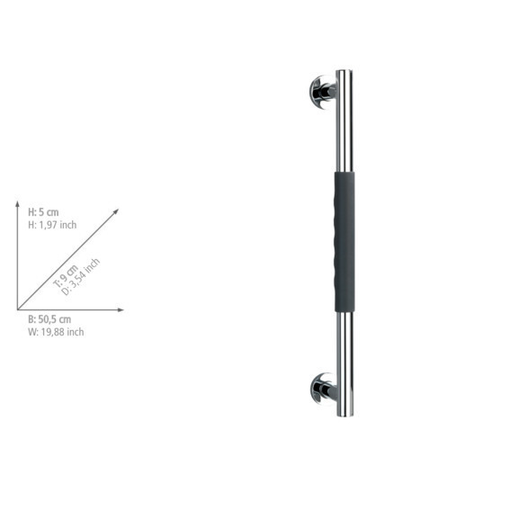 Wenko Secura veiligheidsgreep 50.5 RVS
