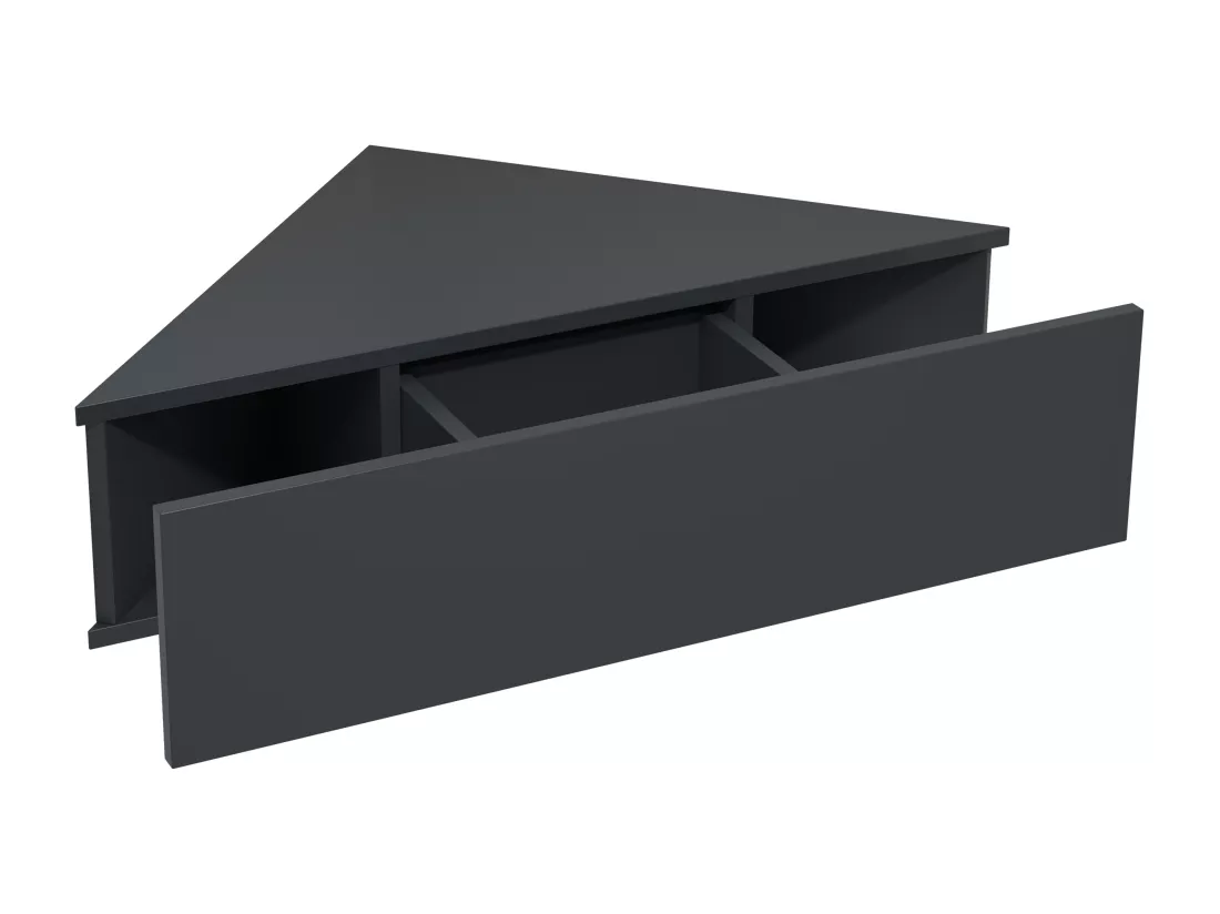 Étagère d'angle murale tiroir table de nuit UsalS