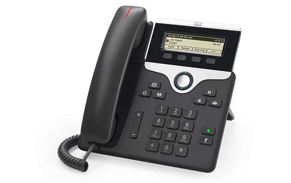 Tischtelefon 7811 Schwarz<br>VoIP-Tischtelefon