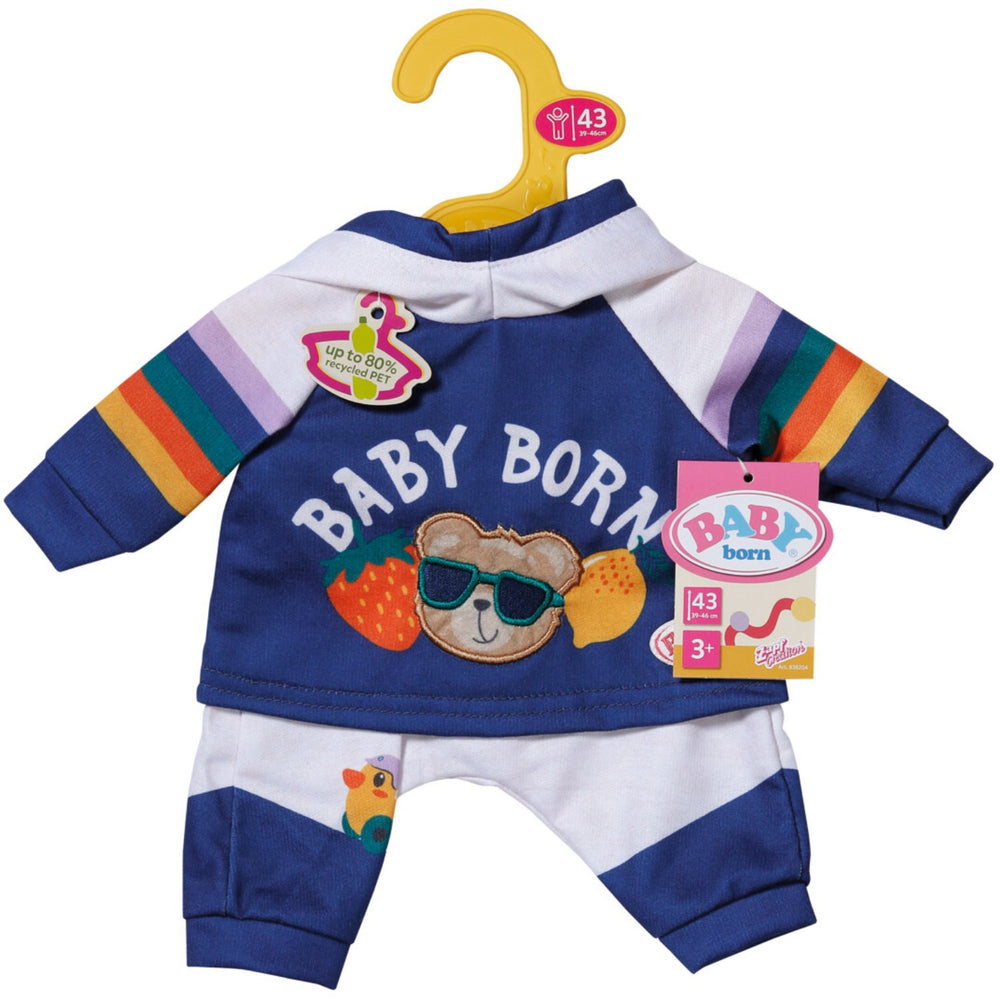 Køb BABY Born Jogging Dragt Navy 43cm
