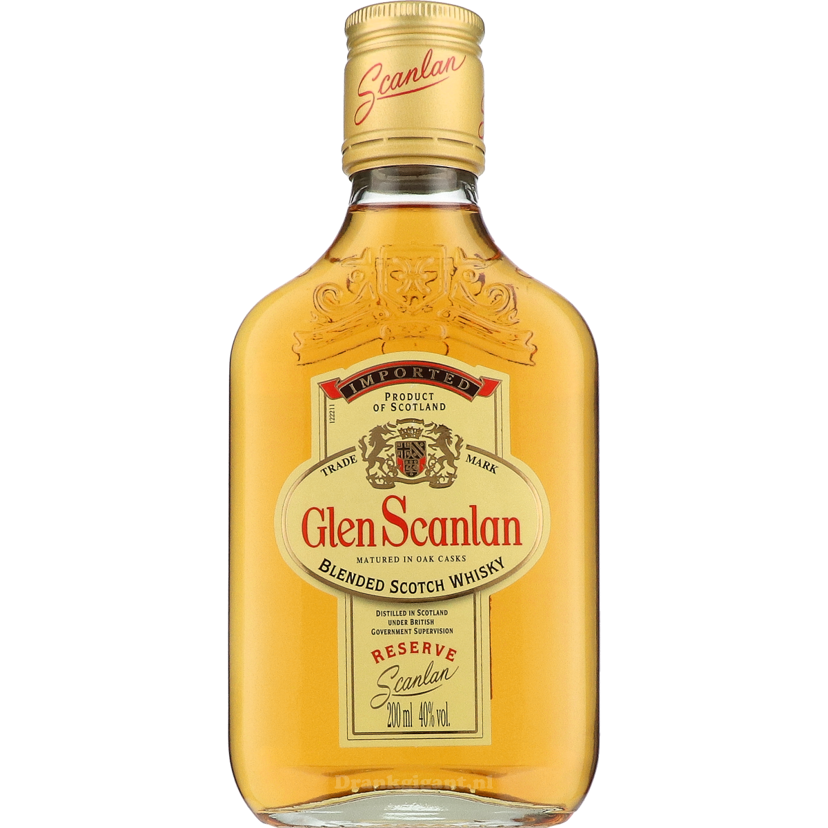 Glen Scanlan Whisky Zakflacon 20 cl