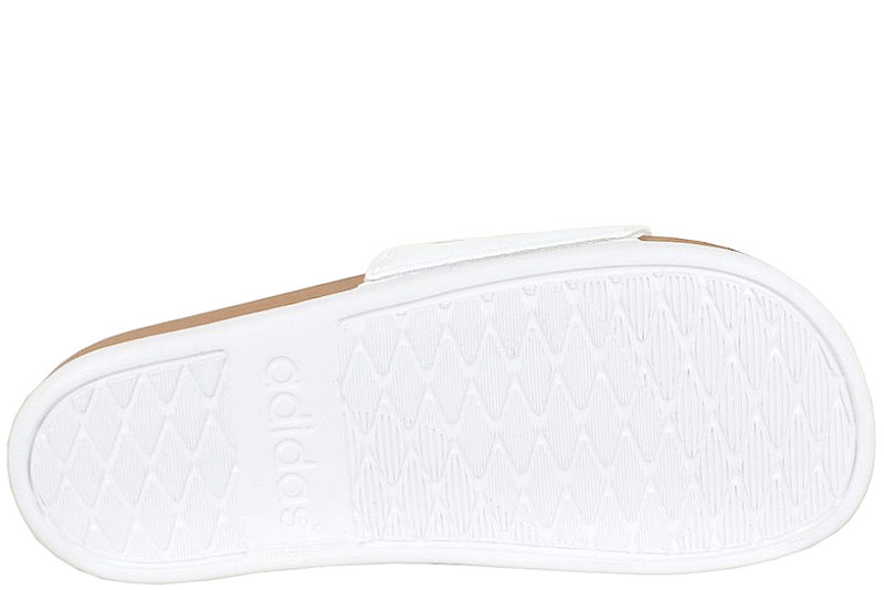 ADIDAS ADILETTE COMFORT ROSEGOLD SLIPPERS I HVIDT EVA-SKUM