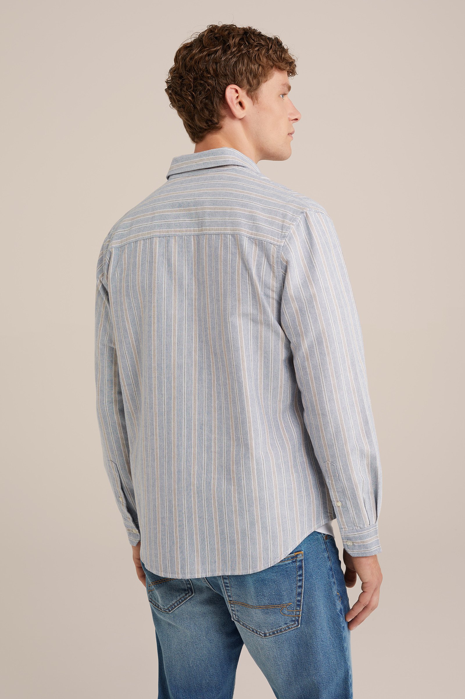 oxford overhemd Blue Ridge Lichtblauw