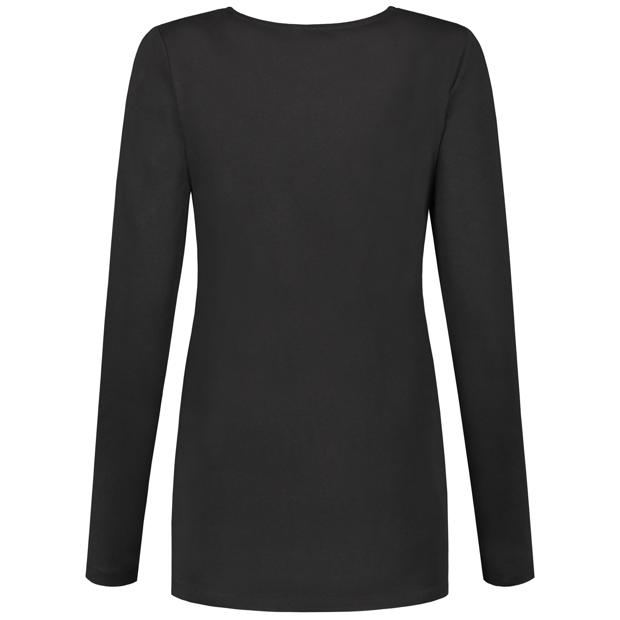 Prenatal zwangerschaps T-shirt lange mouwen  zwart