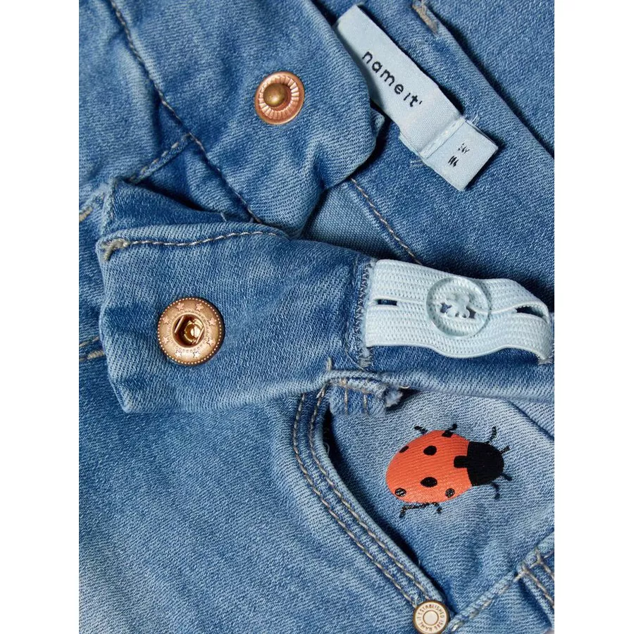 name it Girls Jeans Polly light blue denim