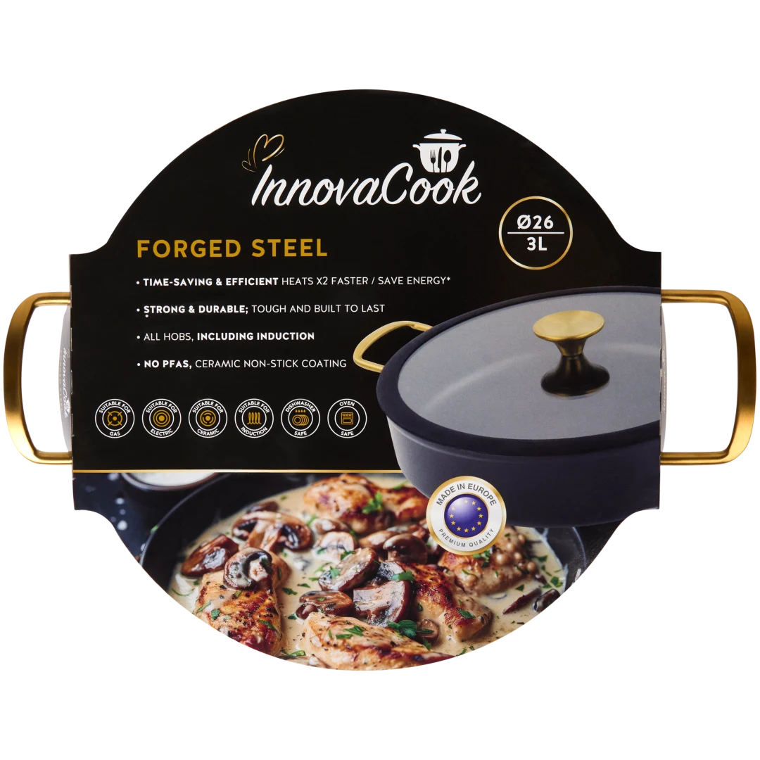 Poêle à frire avec couvercle InnovaCook