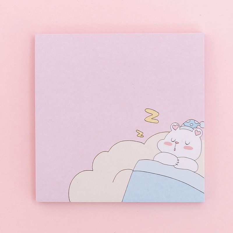 Schooltijd - Cartoon Print Sticky Notes