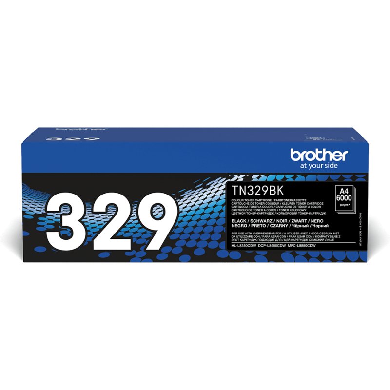 Brother TN-329BK - Cartouche de toner originale – Noir