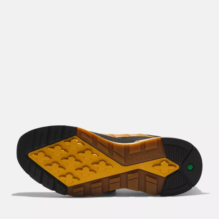 Basket basse à lacets Euro Trekker pour homme en jaune