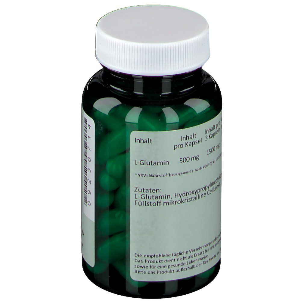 green line NUTRITHEKE Glutamin 100 %