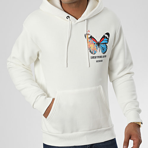 Sweat Capuche 1126 Beige Clair